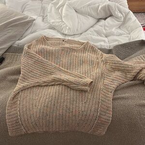 Free People Oversized Knit Sweater